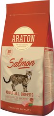 Сухий корм для дорослих котів ARATON SALMON Adult All Breeds з лососем 15кг