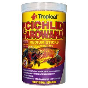 Сухий корм для риб Tropical для цихлід Cichlid Red Green Medium Sticks 360 г 63726 фото