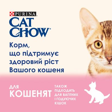 Вологий корм для кошенят CAT CHOW Kitten шматочки в желе з індичкою та цукіні 85 г