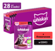 Упаковка вологого корму Whiskas Junior з яловичина в соусі 28 шт. * 85 г