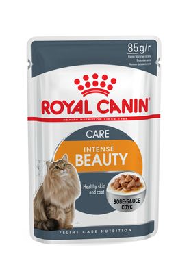 Упаковка вологого корму для дорослих котів ROYAL CANIN INTENSE BEAUTY IN GRAVY 85 г x 12 шт.