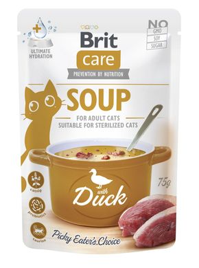 Суп для котів Brit Care Soup with Duck з качкою 75 г, 75 г