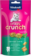 Ласощі для котів Vitakraft Crispy Crunch м'ята 60 г