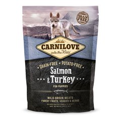 Сухий корм Carnilove Salmon & Turkey для цуценят всіх порід, лосось та індичка 1,5 кг, 1,5 кг