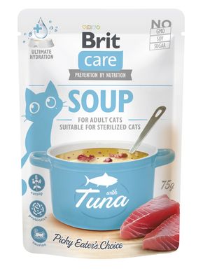 Суп для котів Brit Care Soup with Tuna з тунцем 75 г, 75 г