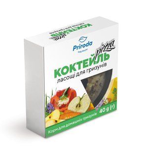 Ласощі для гризунів Природа Коктейль Піца 40 г PR240446 фото