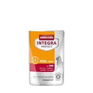 Вологий корм для котів INTEGRA PROTECT Ветеринарна дієта Animonda Renal Beef, Яловичина, 85 г 86633IPR фото