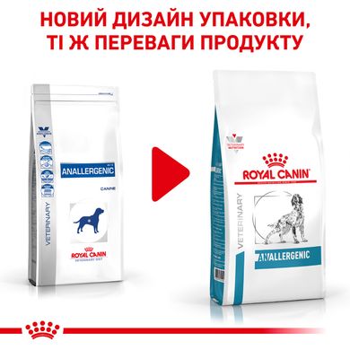 Сухой корм для взрослых собак ROYAL CANIN ANALLERGENIC DOG 3 кг