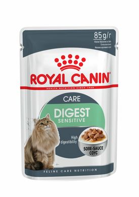 Упаковка вологого корму для дорослих котів ROYAL CANIN DIGEST SENSITIVE 85 г x 12 шт.