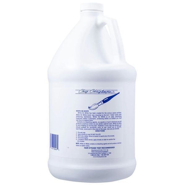 Шампунь для собак Chris Christensen White on White та котів для білої шерсті 3,8 л 841040/035-1 /Скл. 046 фото