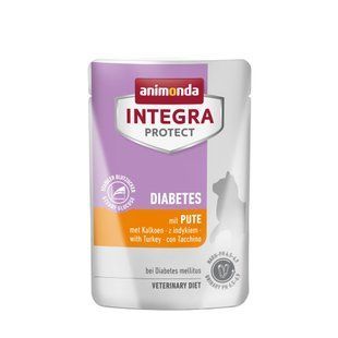 Вологий корм для котів INTEGRA PROTECT Ветеринарний Animonda Diabetes Turkey, Індичка, 85 г 86718IPR фото
