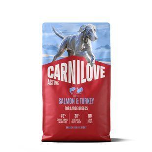 Корм сухий Carnilove Active Salmon & Turkey Large Breed для cобак великих порід лосось та індичка 4 кг 173695 фото