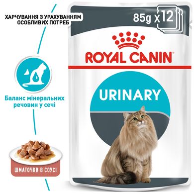 Упаковка вологого корму для дорослих котів ROYAL CANIN URINARY CARE 85 г x 12 шт.