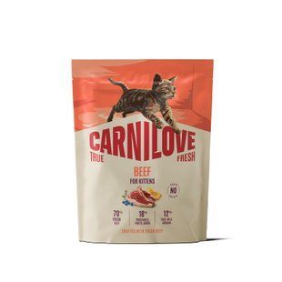 Корм сухий Carnilove True Fresh Beef Kitten для кошенят яловичина 400 г 173757 фото