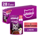 Упаковка вологого корму Whiskas Pure Delight яловичиною в желе 28 шт. * 85 г