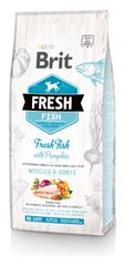 Сухий корм для собак Brit Fresh Fish/Pumpkin Adult Large риба, гарбуз для дорослих собак великих порід 12 кг