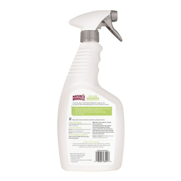 8in1 Дезодорирующий спрей от запаха собак и котів Natures Miracle Aloe Rain, 709 мл 680519 фото