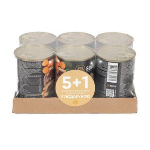 Вологий корм для собак Savory Акційний набір 5+1 Dog Gourmand Fresh Duck, Качка 6х400 г Savory_54963 фото