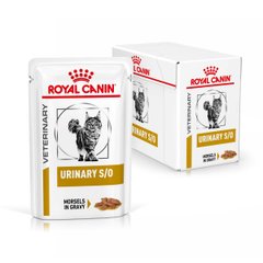 Упаковка вологого корму для дорослих котів ROYAL CANIN URINARY S/O CAT pouches 85 г x 12 шт.