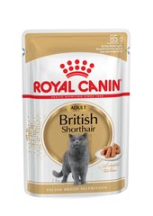 Упаковка вологого корму для дорослих котів ROYAL CANIN BRITISH SHORTHAIR ADULT 85 г x 12 шт.