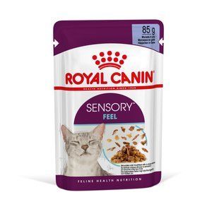 Вологий корм для котів Royal Canin SENSORY FEEL JELLY шматочки у желе 085 кг 1638165697 фото