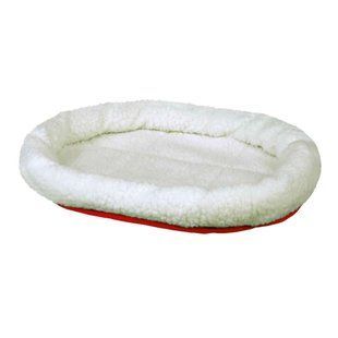 Лежак для собак Trixie Cuddly Bed двосторонній, білий червоний, 47х38 см 28631 фото