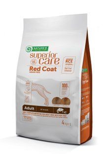 Беззерновий корм для дорослих собак із рудим забарвленням Nature's Protection Superior Care Red Coat з лососем, 4 кг NPSC47234 фото