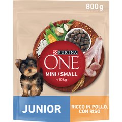 Сухий корм для цуценят PURINA ONE Mini/Small Junior дрібних порід з куркою 800 г