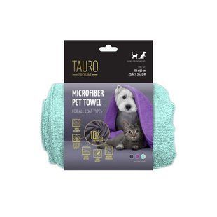 Tauro Pro Line Рушник з мікрофібри для домашніх тварин м'ятний, 60x90 см TPL63689 фото