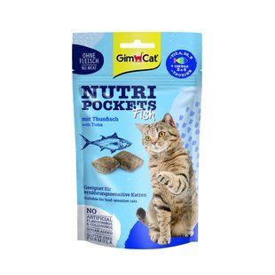 Ласощі для котів GimCat Nutri Pockets Рибні Тунець 60г G-419633 фото