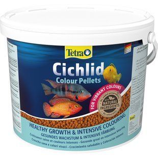 Сухий корм для риб Tetra для посилення забарвлення цихлід Cichlid Colour, 10 л 3.6 кг 201392 фото