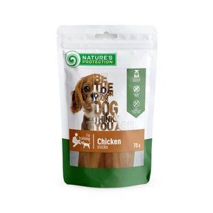 Nature's Protection Chicken sticks Ласощі для собак стіки з курки, 75 г SNK46108 фото