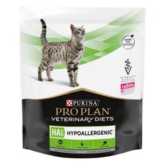 Сухий дієтичний корм PRO PLAN VETERINARY DIETS HA Hypoallergenic для дорослих котів для зниження ознак інгредієнтної та нутрієнтної непереносимості 325 г