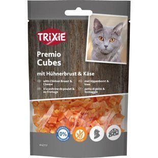 Ласощі для котів Trixie Premio Cheese Chicken Cubes кубики з куркою та сиром 50 г 42717 фото