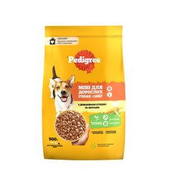 Сухий корм для дорослих собак малих порід PEDIGREE з птахом та овощами 500 г (5998749143421)