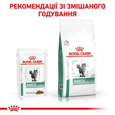 Упаковка вологого корму для дорослих котів ROYAL CANIN DIABETIC CAT Pouches 85 г x 12 шт.