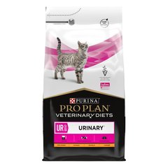 Сухий дієтичний корм PRO PLAN VETERINARY DIETS UR Urinary для дорослих котів для розчинення та зниження утворення струвітних каменів з куркою 5 кг