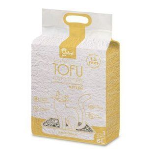 VELVET PAW TOFU Наповнювач туалетів для кошенят з екстрактом ромашки, 6 л/2,6 кг TOF46901 фото