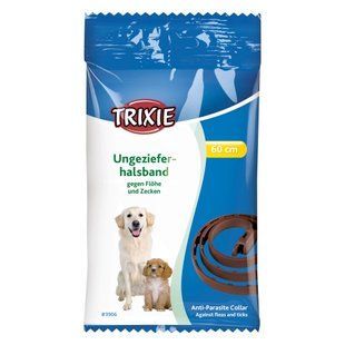 Нашийник для собак Trixie Біо від бліх та кліщів, 60 см &mdash; натуральний репелентний захист на основі ефірних олій 3906 фото
