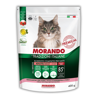 Сухий корм для котів Morando Tradizioni зі свининою, горохом та буряком 400 g 02765 фото