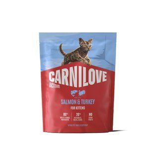 Корм сухий Carnilove Active Salmon & Turkey Kitten для кошенят лосось та індичка 400 г 173706 фото