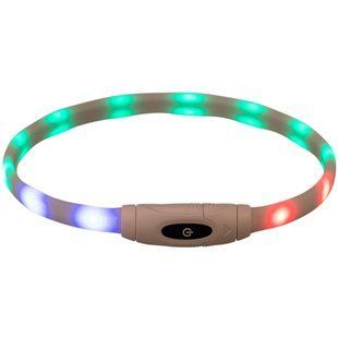 Нашийник для собак Trixie що світиться з USB силікон різнокольоровий XS&ndash;XL 65 см х 16 мм 12630 фото