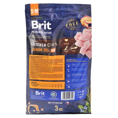 Сухий корм для собак Brit Premium Dog Senior S+M 3 кг