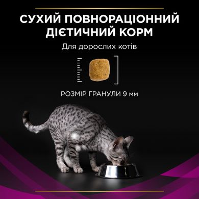 Сухий дієтичний корм PRO PLAN VETERINARY DIETS UR Urinary для дорослих котів для розчинення та зниження утворення струвітних каменів з куркою 350 г