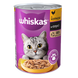 Консервований корм Whiskas Шматочки з куркою в соусі 400г