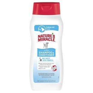 Шампунь для собак 8in1 кондиціонер для цуценят Nature's Miracle 2 in 1 Cotton, 473 мл 680538USA/680564 фото