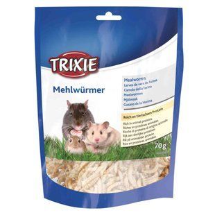 Ласощі для гризунів Trixie Черв яки сушені 70 г 60792 фото