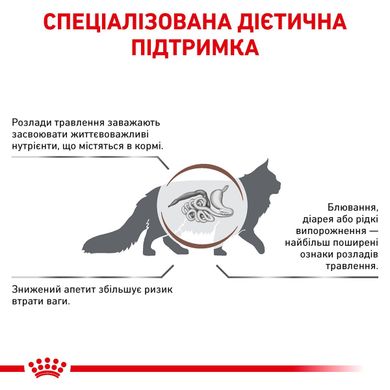 Сухой корм для взрослых кошек ROYAL CANIN GASTRO INTESTINAL CAT 2 кг