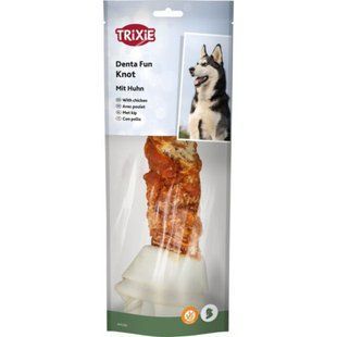 Ласощі для собак Trixie Жувальна кістка Denta Fun з куркою, 25 см, 220 г 31320_1шт фото