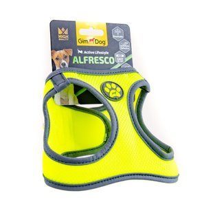 Шлея для собак GimDog Alfresco жовта неопрен XXS 28 32 см 80332803216***** фото